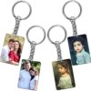 Personalised Rectangle Shape Sublimation MDF Keychain